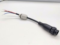 M12-4pins connecteur mâle à verrouillage rapide étanche IP67 avec presse-étoupe PG7 pour onduleur solaire