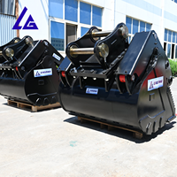 Godet grappin pour excavatrice de 20 tonnes (Cat 320, PC200), défrichement et nettoyage forestier, CE, 18 mois