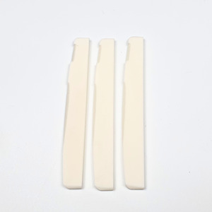 Sillín de Hueso para Guitarra Acústica 74x3x10mm, Reemplazo de Puente de Hueso Natural de Vaca, Piezas Duraderas de Alta Densidad que Fijan el Espaciado de las Cuerdas - Product Image 4