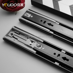 Youdo nhà máy đồ nội thất phần cứng 45mm 3 lần đệm bóng mang ngăn kéo đệm mềm đóng Ngăn kéo trượt cho tủ bếp - Product Image 2