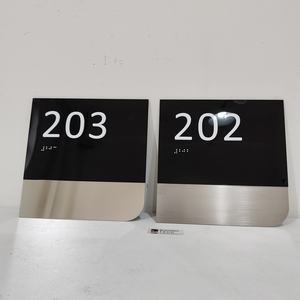 Plaque de porte personnalisée moderne pour hôtel, maison, bureau, entreprise, appartement, numéro de chambre - Product Image 3