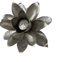 Sculpture de papillon, fleur de lotus, sculpture en acier inoxydable, ange, art de jardin extérieur, décoration personnalisable