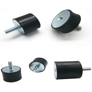 Base d'isolation antichoc industrielle <span class=keywords><strong>en</strong></span> caoutchouc NBR/EPDM de haute qualité, composants métalliques, dureté personnalisée 30-90 Shore, OEM - Product Image 2