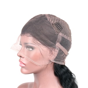 28 Inches Full Lace <b>Wig</b> Brazilian Human Hair Body Wave Lace <b>Wig</b> for Black Women - Product Image 4