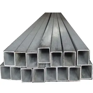 Black Steel Rectangular Hollow Section Carbon Square Steel Pipe Tube For Construction