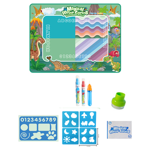 Yeni ürün dinozor dünya karikatür sihirli su tuval oyunu diy sanat boyama mat çizim oyuncaklar çocuklar için - Product Image 6
