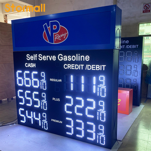 Letrero LED Personalizado para Precios de Gasolina, Pantalla Digital para Gasolinera, <span class=keywords><strong>Control</strong></span> Remoto, IP65 Impermeable, Marco de Aluminio - Product Image 5