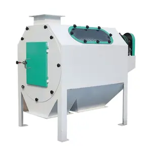 380V 50Hz Double Drum Poultry Broiler Feed Grain Machine Milho Trigo Óleo Farinha Arroz Peneirando Equipamentos