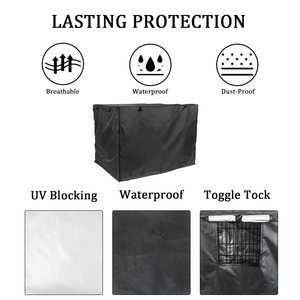 Jaula de perro transpirable grande personalizada de fábrica, cubierta de jaula aislada, cubierta de perrera - Product Image 5