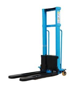 2025 Newest Automatic Loading Forklift Hydraulic Forklift Electric <strong>Pallet</strong> <strong>Stacker</strong> Lifting Height 1.6m Automatic Loading <strong>Stacker</strong> - Product Image 1