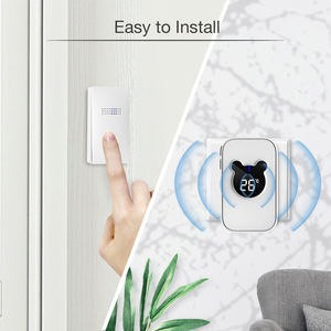 Sonnette de porte étanche <span class=keywords><strong>sans</strong></span> <span class=keywords><strong>fil</strong></span> <span class=keywords><strong>longue</strong></span> portée enfichable pour la maison <span class=keywords><strong>Carillon</strong></span> de porte intelligent - Product Image 4