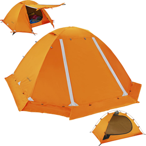 Tente ShinHye 1/2 Personne 4 Saisons - Ultralégère Pour Conditions Extrêmes (Green-2 Person)