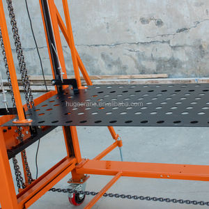 Vente chaude HUGECRANE 8 mètres en alliage d'aluminium hydraulique pliable multi-modèle 500KG capacité de charge Tables élévatrices à mât vertical - Product Image 4