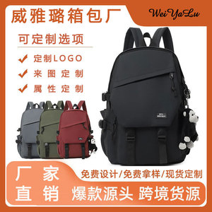<b>Student</b> <b>Backpack</b> 15 Inches Waterproof Interior Zipper Pocket For School Education Unisex - Product Image 5