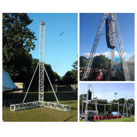 Soporte de elevación de aleación de aluminio Truss System TL 650 Interior Vertical Line Array Speaker Lift Truss Stand Tower para conciertos al aire libre