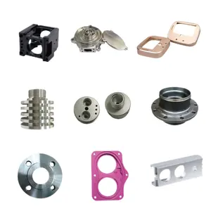 OEM&ODM mass production cnc machined center turning and milling Metal machining parts supplies aluminum brass polish bolt parts