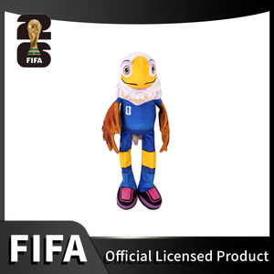 2026 Dünya Kupası FIFA Resmi Lisanslı Evcil Hayvan Oyuncakları ABD Clutch IP Maskotu Gürültülü Yumuşak Peluş Uzun Bacaklı Köpek Çiğneme Oyuncakları Sarılmak İçin - Product Image 4