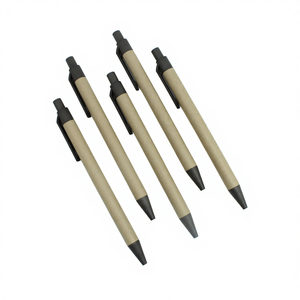 Stylo en papier de blé écologique biodégradable de style nordique, cadeau d'affaires pour le bureau, tube en papier <span class=keywords><strong>portugais</strong></span> - Product Image 1