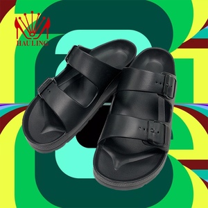 Lightweight EVA Two Strap Adjustable Buckle Slides Custom Logo Anti Slip Waterproof for Home Beach wholesale sandals - Product Image 2