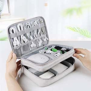 Digital <b>Accessories</b> Electronics Organizer <b>Bag</b> Waterproof Carrying Pouch Electronics Storage <b>Bag</b> Travel Universal Cable Organizer - Product Image 3