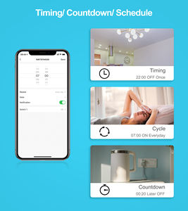 Module de relais WiFi <span class=keywords><strong>Tuya</strong></span>, contact sec, 2 canaux, IP21, 2 voies, AC 110-220V, DC 12/24V, max 2*10A, compatible Alexa et Google Home - Product Image 5