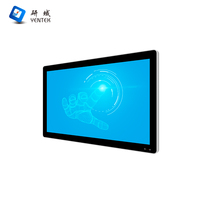 Panel PC Industrial Sin Ventilador de 15.6 Pulgadas con Pantalla Táctil VESA, Intel 7300U/8260U, Win10/Linux, 5 Puertos RJ45 LAN POE, 4 Puertos RS232 COM