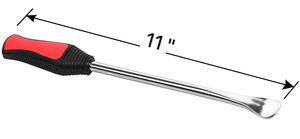 Herramienta de reparación de palanca de neumáticos de motocicleta y coche, herramientas de <span class=keywords><strong>cambio</strong></span> de cuchara con <span class=keywords><strong>Protector</strong></span> de neumáticos rojo, 11 pulgadas, 3 uds. - Product Image 2