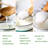 Huile de noix de coco pressée à froid, qualité alimentaire, pureté 100%, emballage sous vide avec arôme naturel pour la cuisson