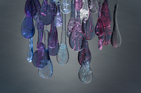 Projet d'éclairage FLUO: Beauté des fleurs-Design de lustre d'hôtel moderne