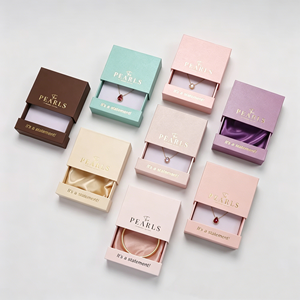 Premium Custom Logo Jewellery Packaging <b>Set</b> With Satin Lining Perfect For Wedding Favors Jewelry Display Gifting And Wholesale - Product Image 4