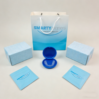 Boîte d'emballage personnalisée pour aligneurs dentaires avec logo, recyclable, luxueuse, magnétique, en papier rigide, pour appareils dentaires