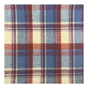 Nouveau style fantaisie laine tactile tissé à carreaux tweed manteau tissu - Product Image 3