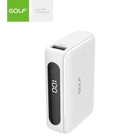 Vente en gros de mini-batteries externes OEM personnalisées, chargeur mobile au lithium 10000mAh, écran LCD, sortie 10W, micro USB ultra