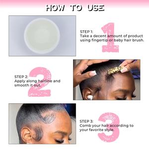 แว็กซ์จัดแต่งทรงผมแบบไม่เป็นขุย ยี่ห้อไพรเวทเลเบล สตรองโฮลด์ เอดจ์สเตย์ เจลจัดแต่งทรงผมแบบไม่เหนียวเหนอะหนะ สำหรับทุกสภาพเส้นผม - Product Image 3