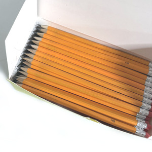 Juego de Lápices Estándar Personalizados de Fábrica para la Escuela, Lápiz de Grafito HB Personalizado para Carpinteros de 7 Pulgadas, al por Mayor - Product Image 2