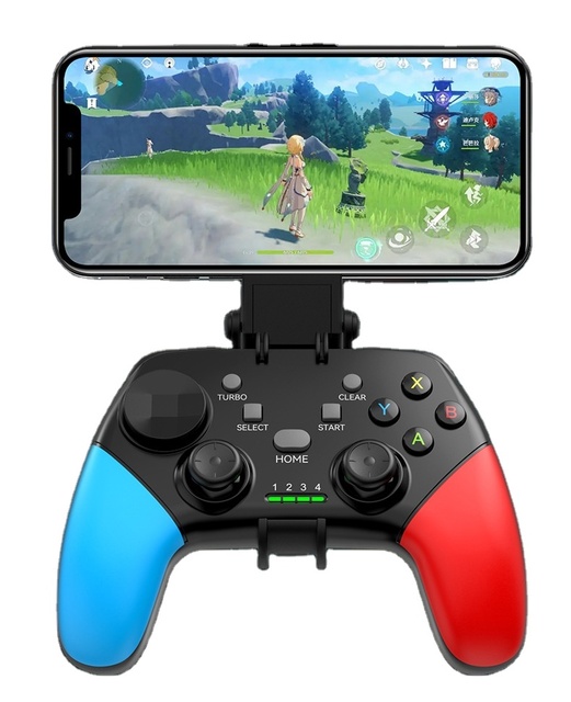 2.4G Wireless Mobile Game Controller with Vibration BT USB Dongle Turbo Function for Ps5 ps4 ps3 Switch PC Android IOS TV