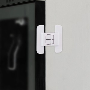 Serrures de réfrigérateur idéales pour les réfrigérateurs à l'épreuve des enfants Serrure et porte de congélateur Facile à installer et à utiliser Serrures pour enfants sans outils ni perceuse - Product Image 4