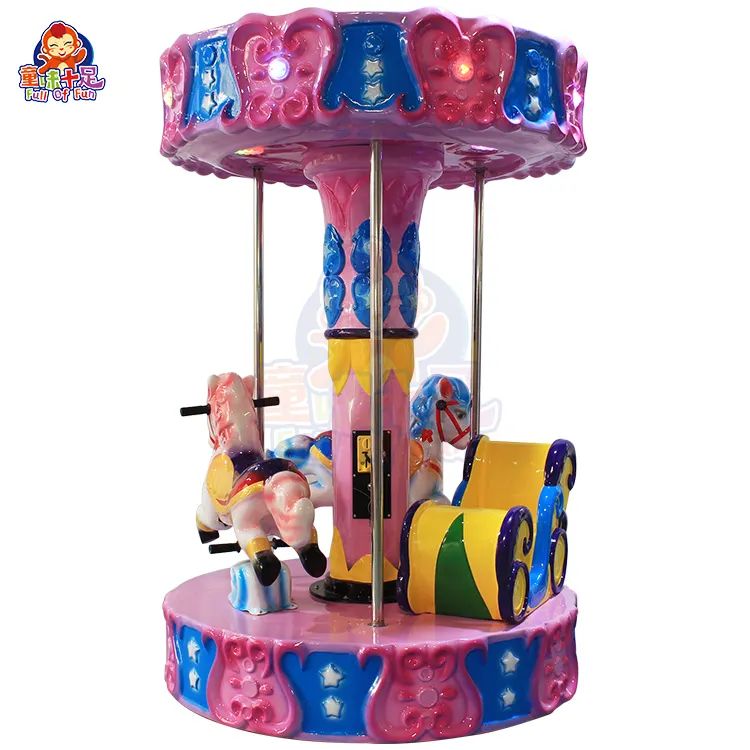 Indoor Muntautomaat Mini Carrousel Rit Voor Kinderen Achtertuin Kinderen Swing Carrousel