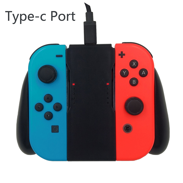 For Nintendo Switch Joy Con Hand Grip Controller Holder Support 2 Gaming Grip Bracket for Joy-Con Gamer Big Handle Type C Stand