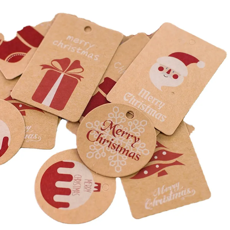 Custom Fancy Christmas hang tags design