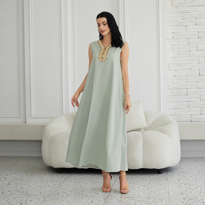 Vestido tipo <span class=keywords><strong>cárdigan</strong></span> bordado para <span class=keywords><strong>mujer</strong></span>, comercio transfronterizo OEM/ODM - Product Image 3