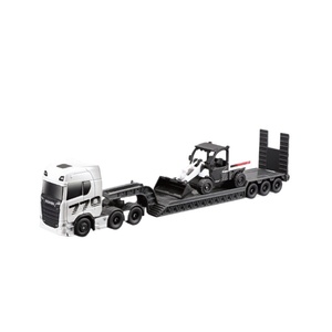 BABUR Modelo <span class=keywords><strong>de</strong></span> Camión a Escala 1:64 con Remolque, <span class=keywords><strong>de</strong></span> Plástico, con Función <span class=keywords><strong>de</strong></span> Retroceso, Adorno, Regalo Unisex, Juguete al por Mayor, Fundición a Presión, Control <span class=keywords><strong>de</strong></span> Fuerza - Product Image 5
