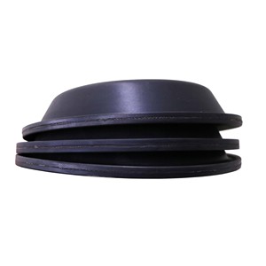最高品質トラックエアブレーキチャンバーパーツカップ黒ラミネートタイプT24 T30ゴムブレーキダイアフラム - Product Image 2