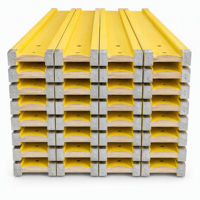 Poutre en bois d'épinette H20 standard avec embouts en acier galvanisé pour la construction de coffrages en béton, haute résistance et réutilisable