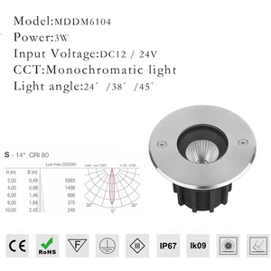 La lámpara <span class=keywords><strong>enterrada</strong></span> a prueba de agua IP67 proporciona un entorno de iluminación seguro y cómodo 2700K-4000K rgbw LED uplight para exteriores - Product Image 5