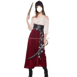 Disfraz de Pirata Caribeño para Fiesta de Halloween 2025, Disfraz de Capitán y Princesa para Niños y Niñas, Traje de Cosplay para Fiesta de Disfraces - Product Image 2