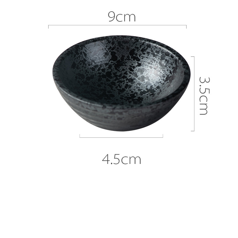 Salpicadura de tinta de piedra negra