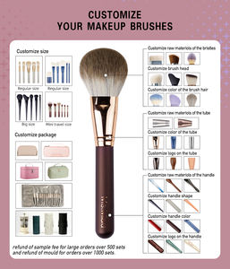 New 8-Piece Elegant Beauty <strong>Pink</strong> Purple Makeup Brush Set with Flat Brush Eyeliner &amp; Lips <strong>Tools</strong> for Face &amp; Eyes - Product Image 5