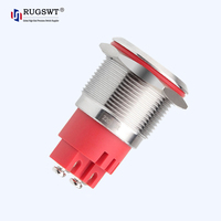 Avertisseur sonore continu et intermittent à haut niveau sonore DC12V 24V, boîtier en acier inoxydable, étanche, indicateur d'avertissement sonore et visuel