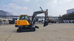 Excavadora de cadenas HX60 PRO de 6 toneladas de alta calidad y gran demanda, con motor, bomba, caja de cambios y rodamientos - Product Image 4